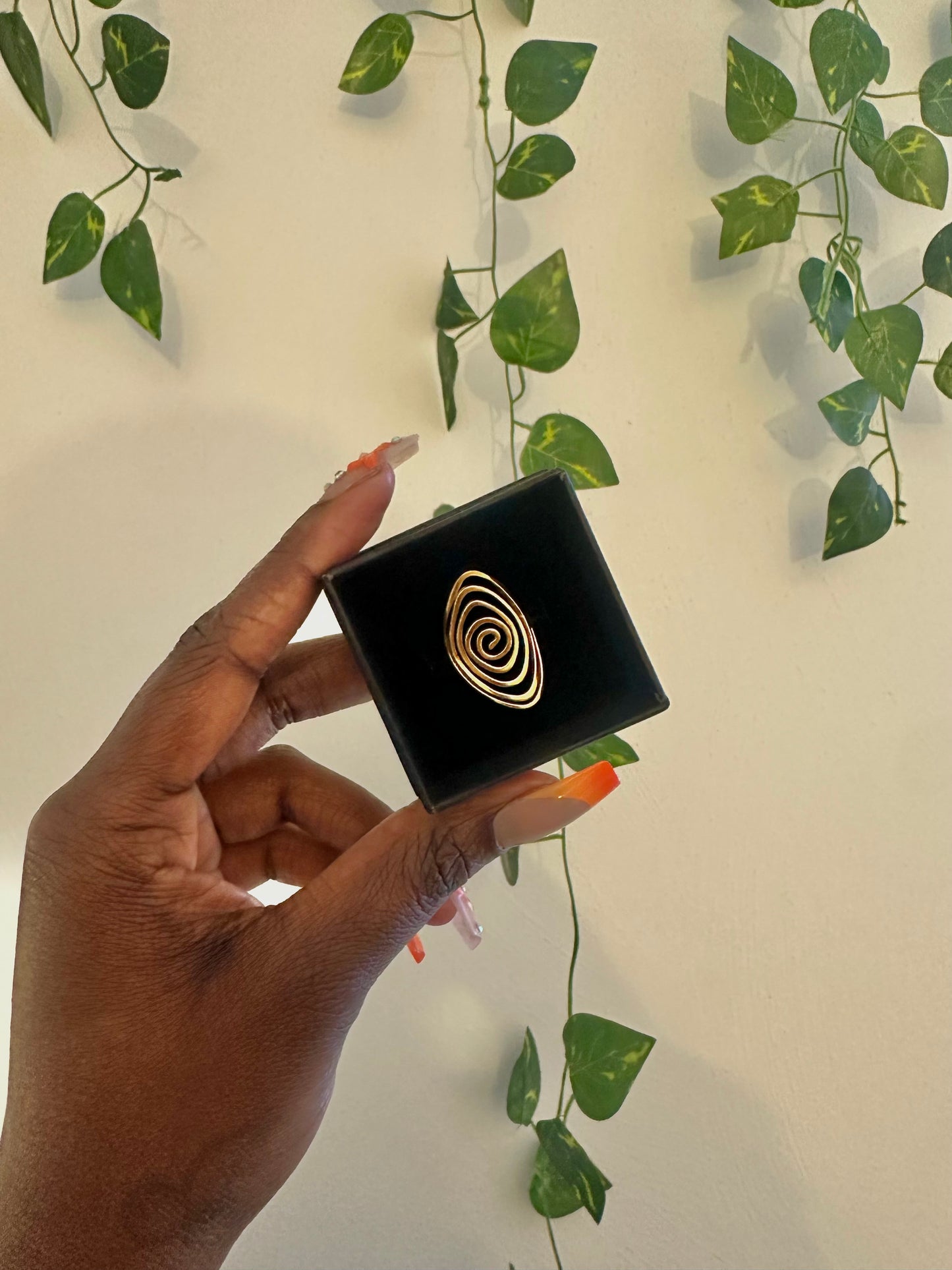 Golden Spiral Ring