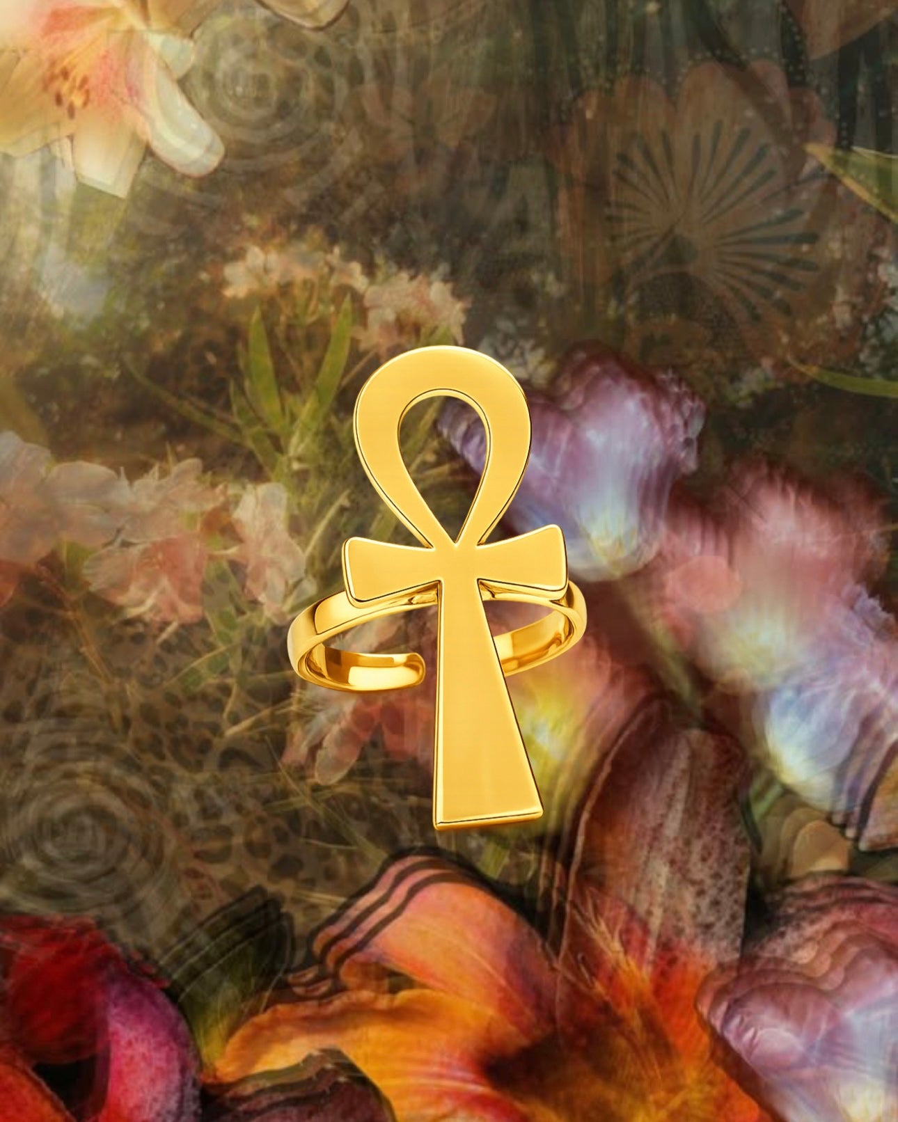 “The Ankh” Statement Ring