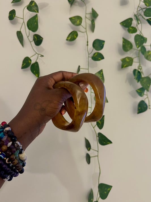 Milky Brown Bangle