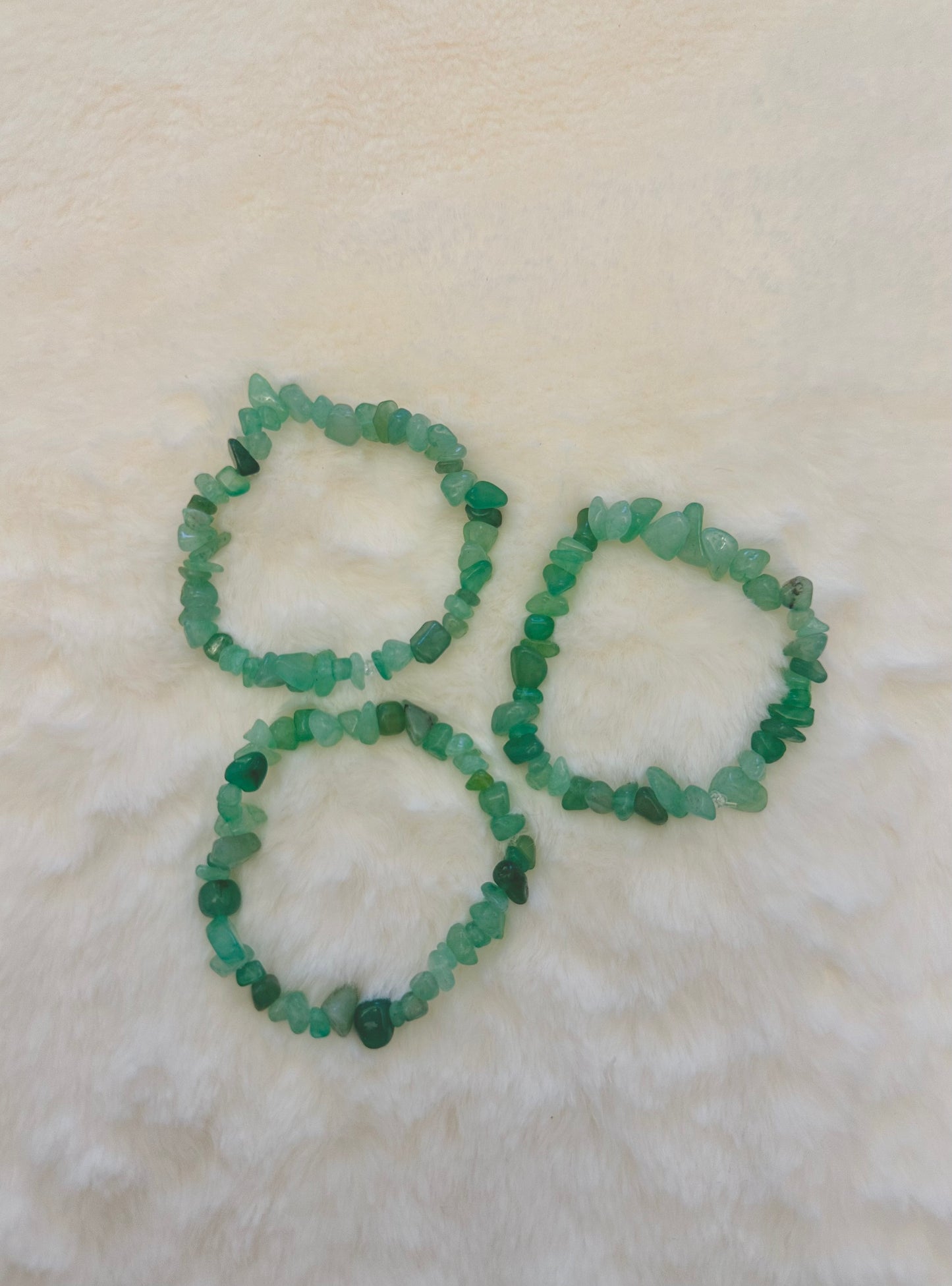 Green Aventurine Crystal Bracelet (Chipped)