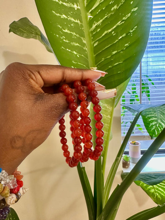 Carnelian Crystal Bracelet