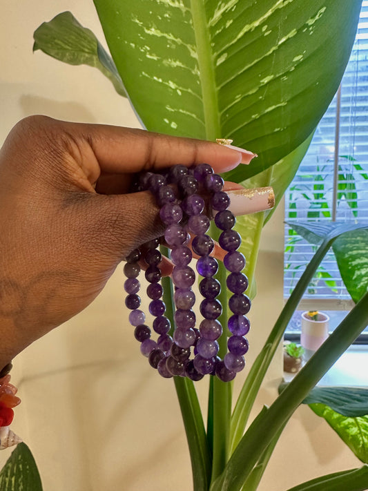Amethyst Crystal Bracelet