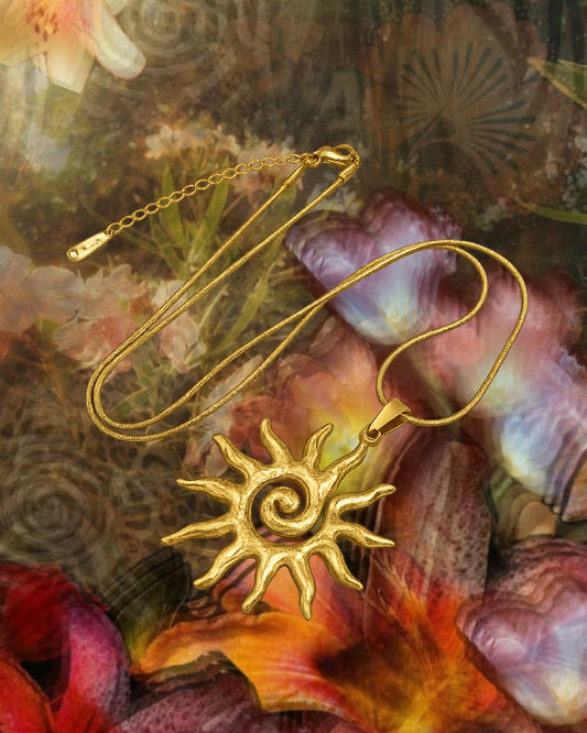 Sun Charm Necklace