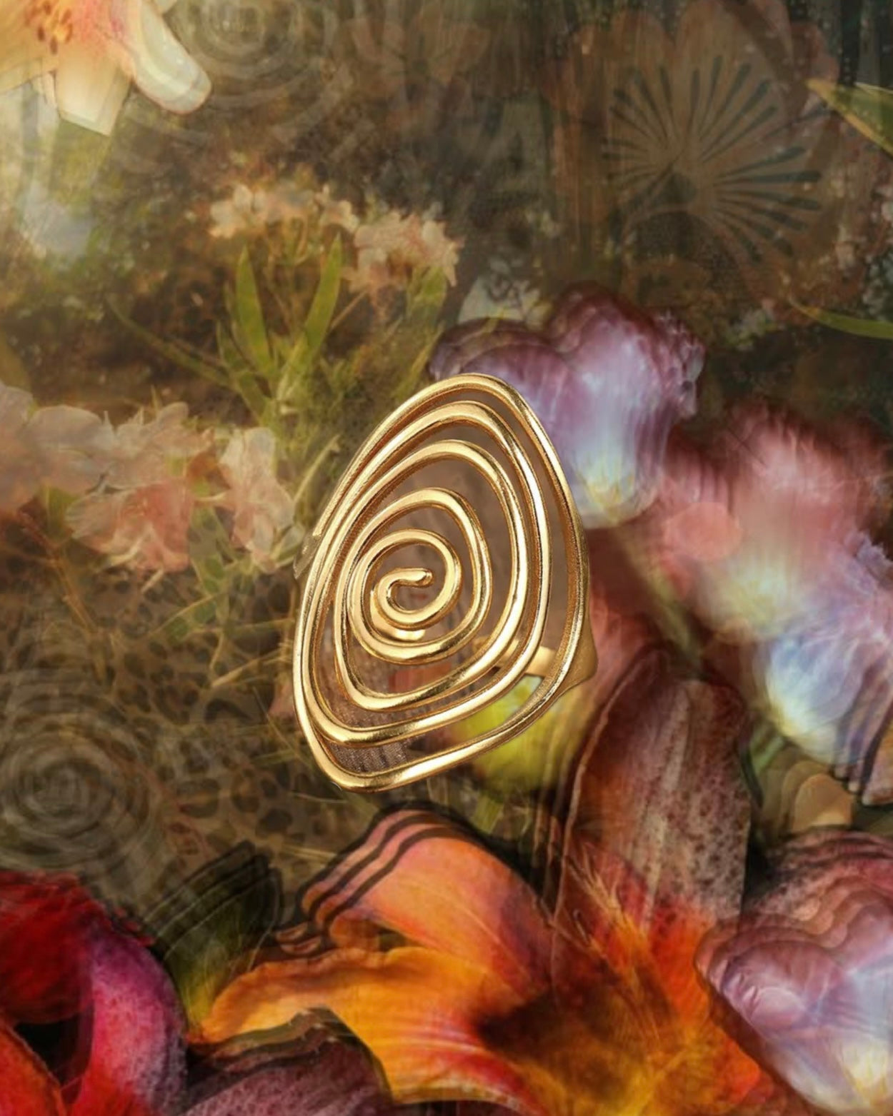Golden Spiral Ring