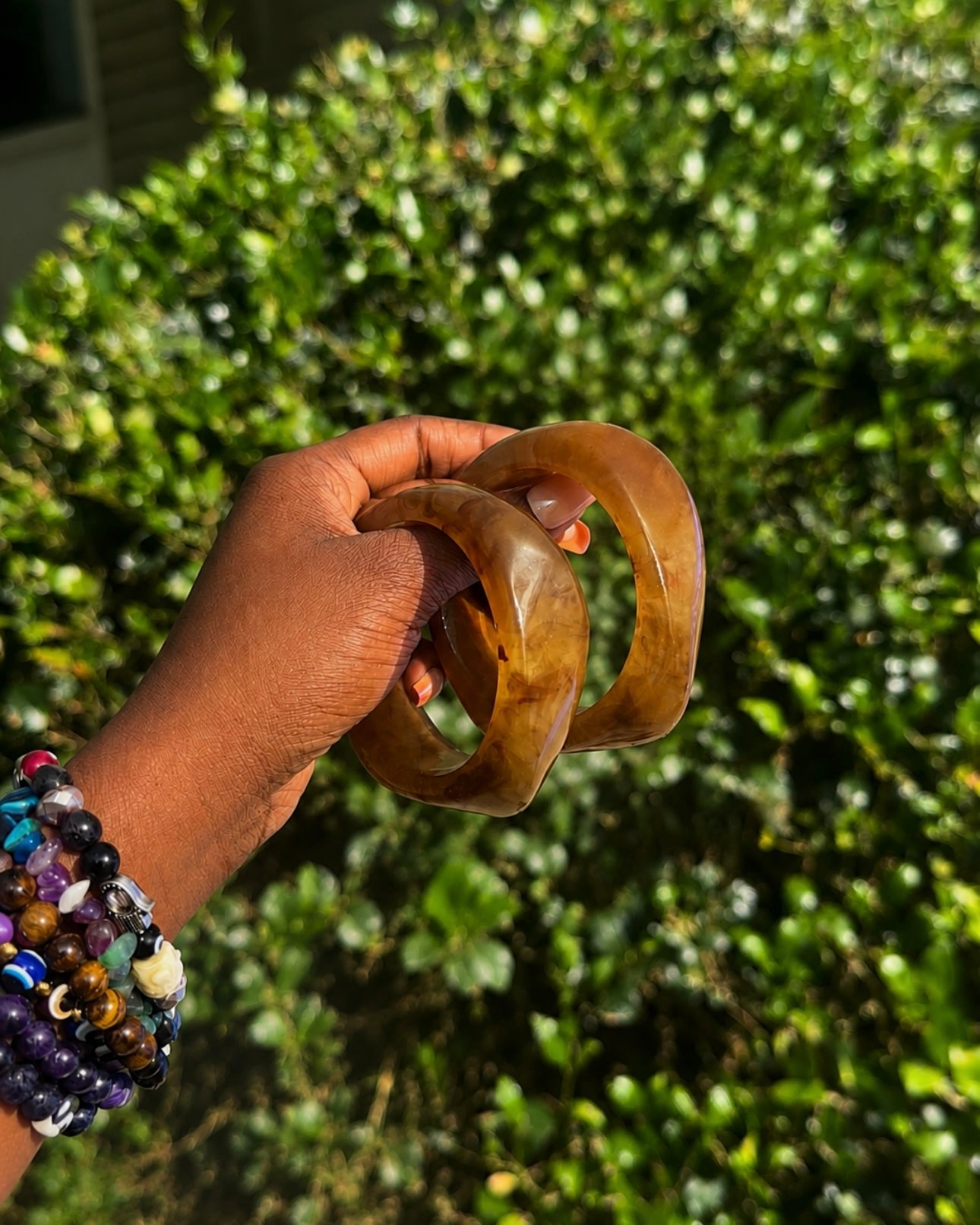 Milky Brown Bangle